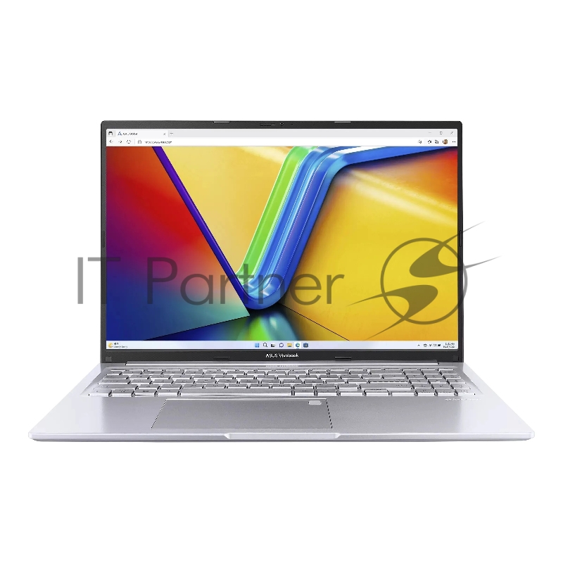 Ноутбук ASUS VivoBook 16 M1605NAQ-SH158/16/OLED/AMD Ryzen 7 170/16GB/512GB SSD/AMD Radeon 680M/DOS/серебристый/1.88kg