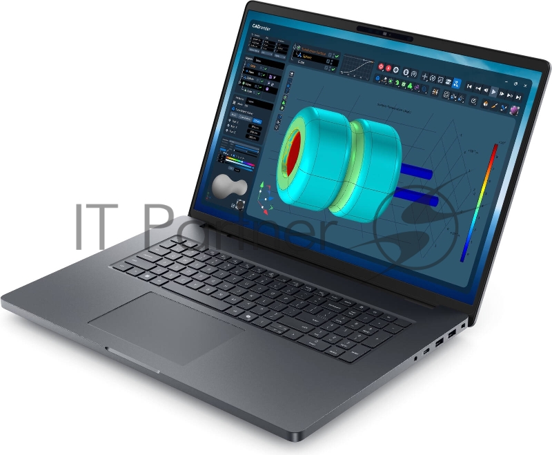 Ноутбук Dell Pro Max 18 Plus MB18250 Core Ultra7 265HX 18 16:10 QHD+ (2560 x 1600),120Hz,500 nits,DDR5 64GB (32GB*2),1TB SSD,NVIDIA RTX PRO 3000 (12GB GDDR7),96Whr,FPR,3,3kg,2y,Linu