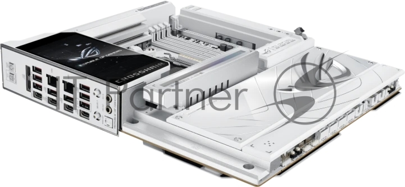 Материнская плата ASUS ROG CROSSHAIR X870E GLACIAL AM5 E-ATX 4xDDR5 2xPCIEx16 2xM.2 2xUSB-C 2x10GLAN WiFi 7