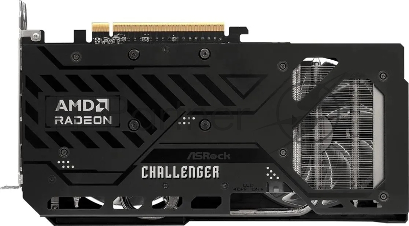 Видеокарта ASRock Radeon RX 9060 XT Challenger 16GB OC//RX 9060XT, HDMI, DP*2, 16G, D6