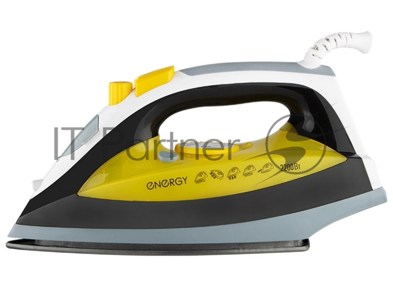 Утюг ENERGY EN-349 желтый/черный, 2200 Вт, 12 г/мин, 280 мл