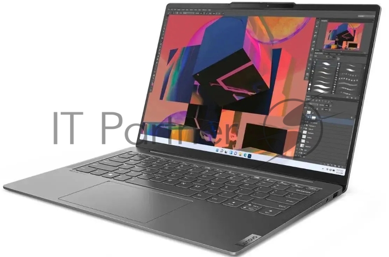 Ноутбук Lenovo Yoga Slim 6 14IRH8 Intel Core i7 13700H 2400MHz/14/2240x1400/16GB/512GB SSD/Intel Iris Xe Graphics/Wi-Fi/Bluetooth/Windo 11 Home (83E00054RU) Grey