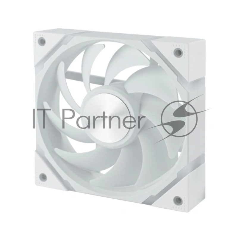 Вентилятор для корпуса Eurocase EU-FN120ARGB_12 WH YH1225 White,120 ARGB fan 3pin+AURA 5V3pin female and male connector with brown box,3pcs in big bro