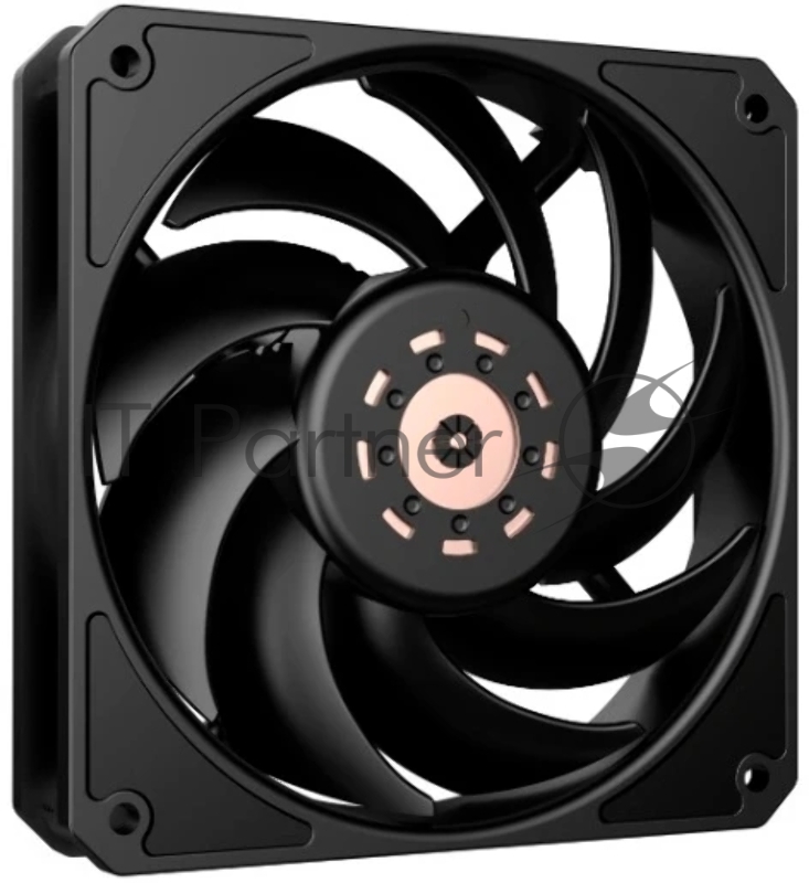 Вентилятор для корпуса Eurocase EU-FN120WL003 BL KF2150PBT-HDB Black,120 black fan,Bearing: HDB 4pin PMW female and male connector with brown box,3pcs