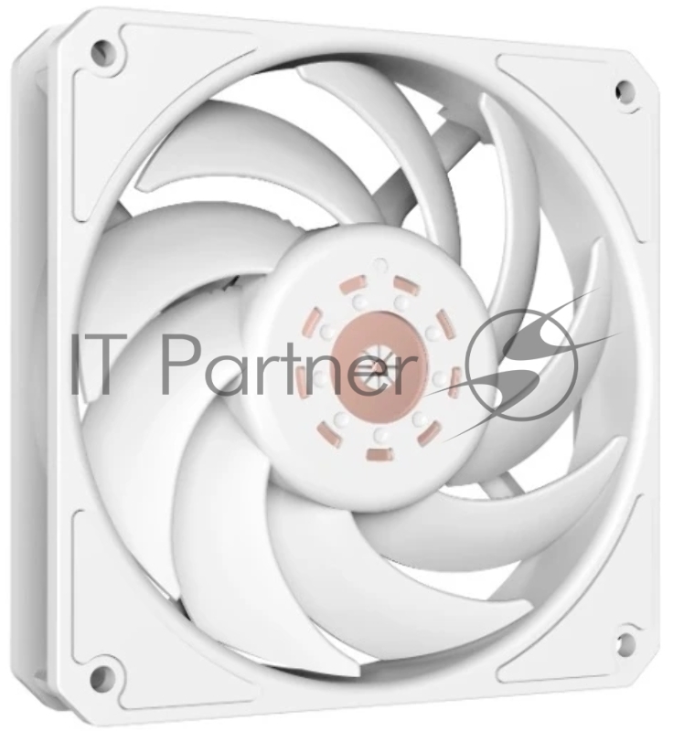 Вентилятор для корпуса Eurocase EU-FN120WL003 WH KF2150PBT-HDB White,120 white fan,Bearing: HDB 4pin PMW female and male connector with brown box,3pcs