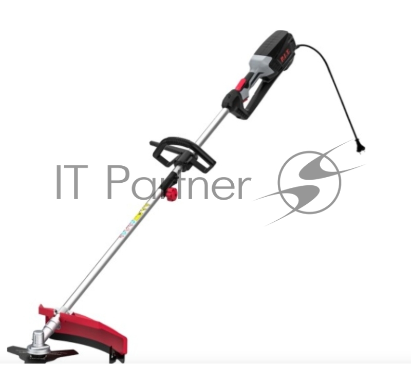 Триммер электрический P.I.T. PTR1250-EL (1600Вт, 6800об/мин, Ø420 мм, ремень, разъем. штанга, нож+леска)