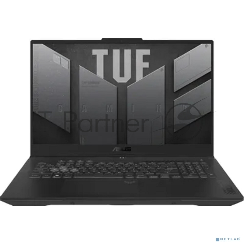 Ноутбук ASUS TUF Gaming FA707NUG-HX182/17.3/IPS/AMD Ryzen 7 7445HS/16Gb/512Gb SSD/NVIDIA GeForce RTX 4050 6Gb/noOS/серый/2.6kg