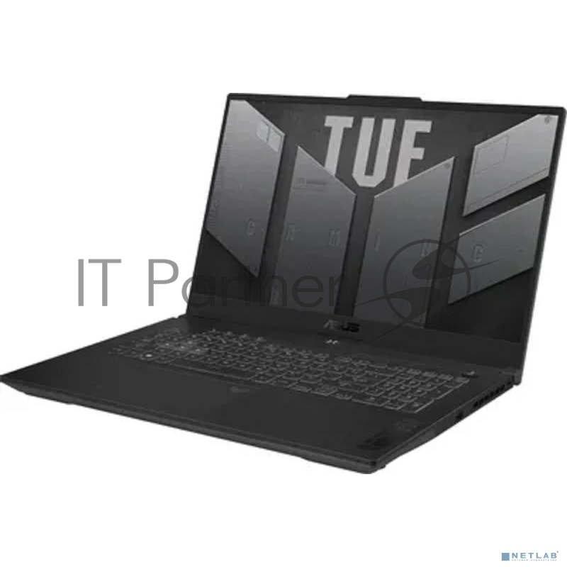 Ноутбук ASUS TUF Gaming FA707NUG-HX182/17.3/IPS/AMD Ryzen 7 7445HS/16Gb/512Gb SSD/NVIDIA GeForce RTX 4050 6Gb/noOS/серый/2.6kg