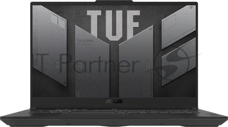 Ноутбук ASUS TUF A17 FA707NUG-HX182/17.3/IPS/AMD Ryzen 7 7445HS/16384Mb/512Gb SSD/nVidia GeForce RTX4050 6Gb/DOS/серый/2.6kg