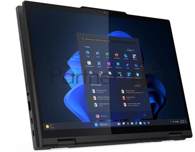 Ноутбук ThinkPad T14s 2-in-1, 14(1920x1200)Touch, Ultra 7 255U, 16GB, 1TB SSD, Intel Graphics, Cam, BT, W11 Pro, Black