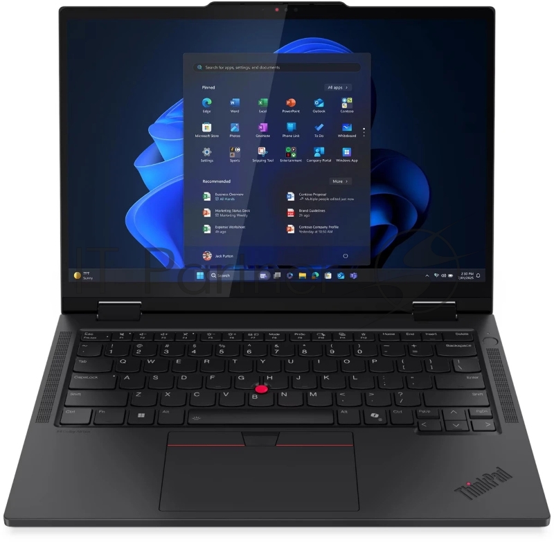 Ноутбук ThinkPad T14s 2-in-1, 14(1920x1200)Touch, Ultra 7 255U, 16GB, 1TB SSD, Intel Graphics, Cam, BT, W11 Pro, Black