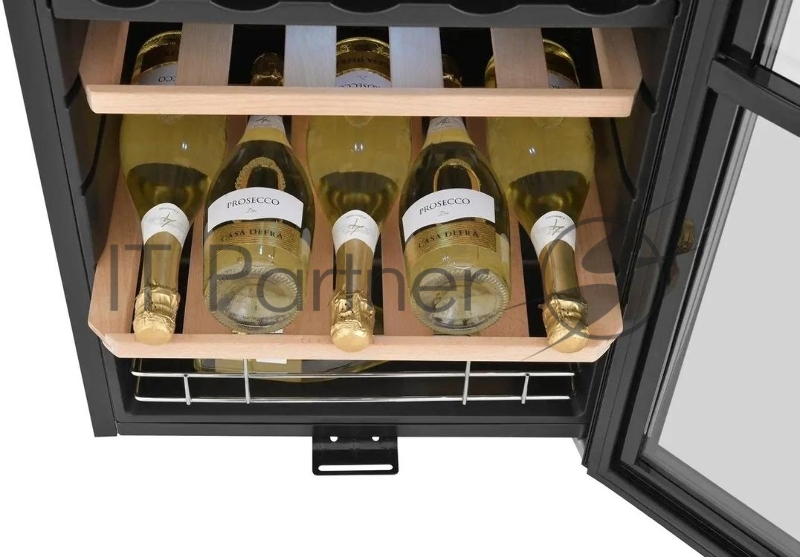 Винный шкаф ZÜGEL ZCWF331DB, черный
