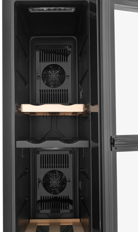 Винный шкаф ZÜGEL ZTWF181DB, черный