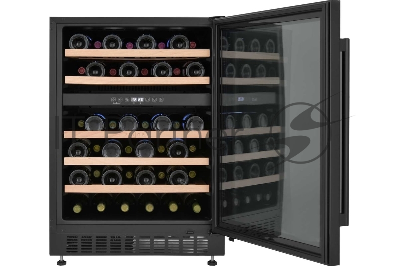 Винный шкаф встраиваемый ZÜGEL ZCWI460DB, черный