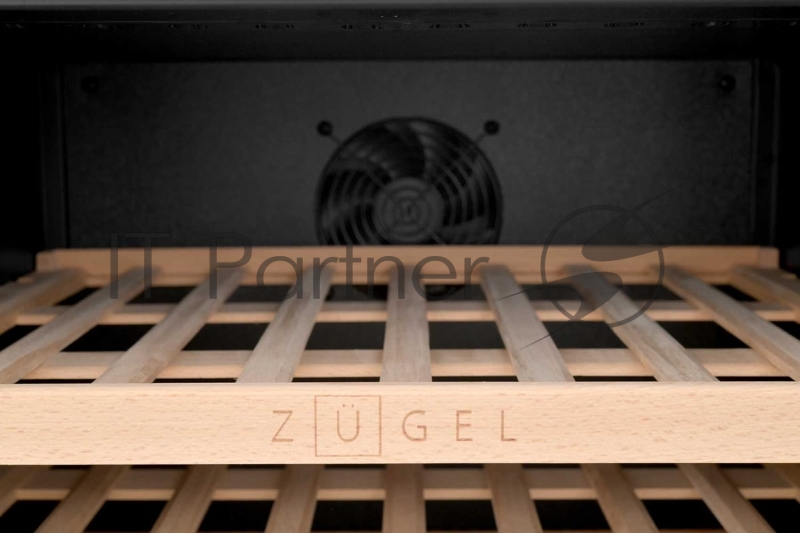 Винный шкаф встраиваемый ZÜGEL ZCWI570DB, черный