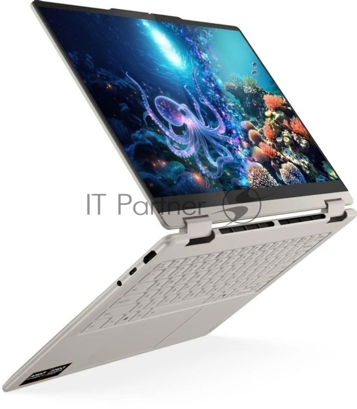 Ноутбук Lenovo Yoga 7 14AKP10/14/OLED/AMD Ryzen AI 5 340/24Gb/1Tb SSD/AMD Radeon 840M/Windows 11 Pro/бежевый/1.38kg