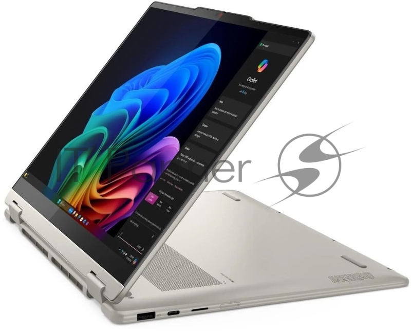 Ноутбук Lenovo Yoga 7 14AKP10/14/OLED/AMD Ryzen AI 5 340/24Gb/1Tb SSD/AMD Radeon 840M/Windows 11 Pro/бежевый/1.38kg
