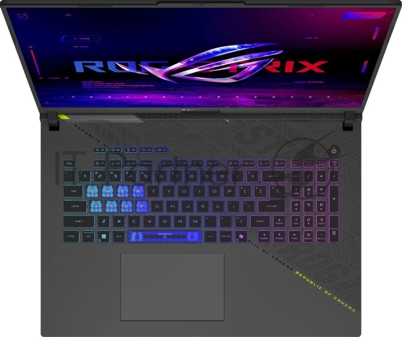 Ноутбук ASUS ROG Strix G18 G814PM-S8074/18/IPS/AMD Ryzen 9 8940HX/16GB/1024GB SSD/NVIDIA GeForce RTX 5060 8GB/Без ОС/серый/3kg