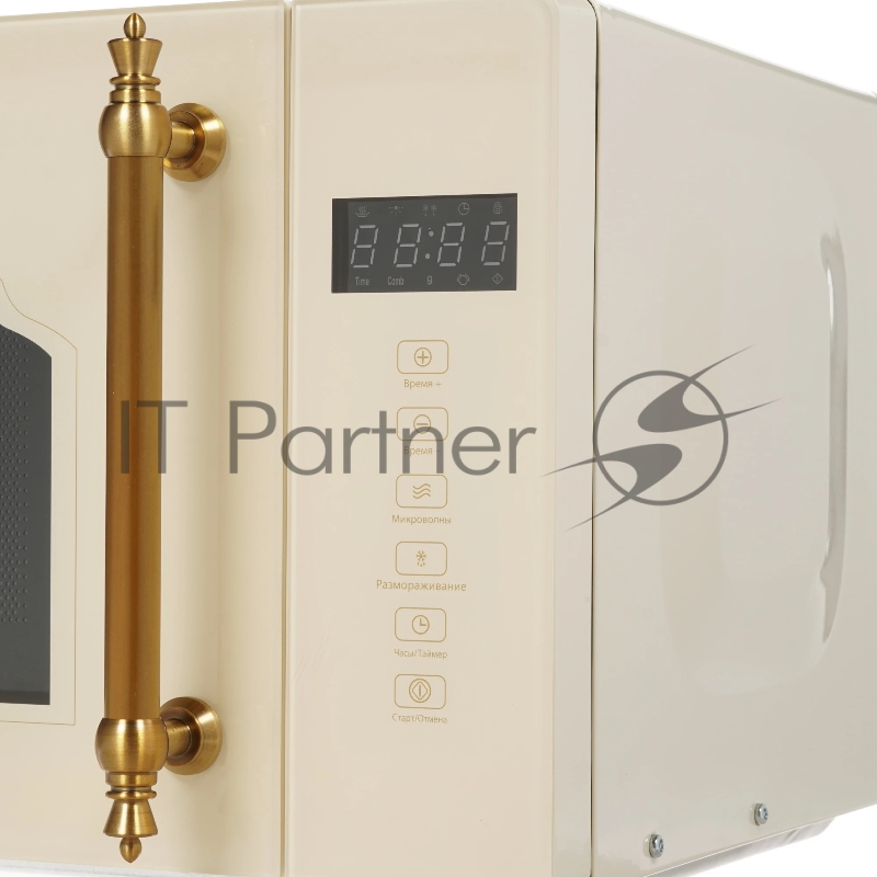 Микроволновая печь HIBERG i-VM 4088 YR бежевый, 20 л, 800 Вт, переключатели - сенсор