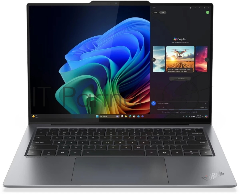 Ноутбук ThinkPad X9-14 Gen 1 Aura Edition 14 WUXGA (1920x1200) OLED 400N, Ultra 7 258V, 32GB LPDDR5x-8533, 1TB SSD M.2, Arc 140V, WiFi7, BT, TPM2, FPR, FHD+IR Cam, 55Wh, 65W USB-C, Win 11 Pro, 1Y, 1.21kg