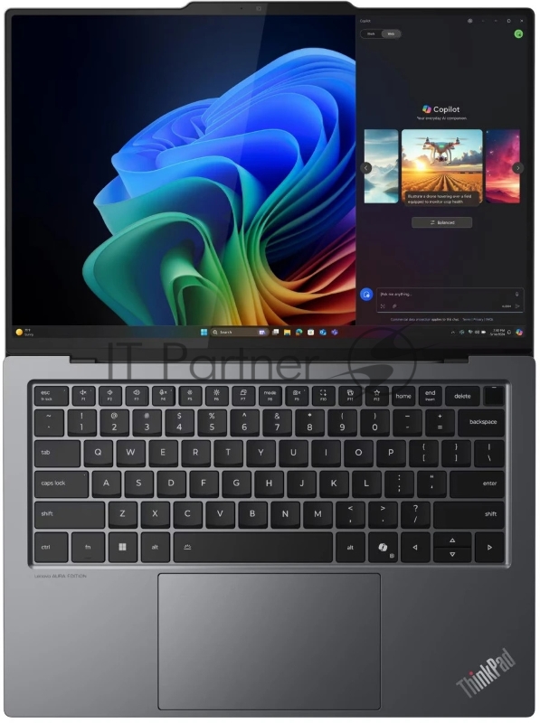 Ноутбук ThinkPad X9-14 Gen 1 Aura Edition 14 WUXGA (1920x1200) OLED 400N, Ultra 7 258V, 32GB LPDDR5x-8533, 1TB SSD M.2, Arc 140V, WiFi7, BT, TPM2, FPR, FHD+IR Cam, 55Wh, 65W USB-C, Win 11 Pro, 1Y, 1.21kg