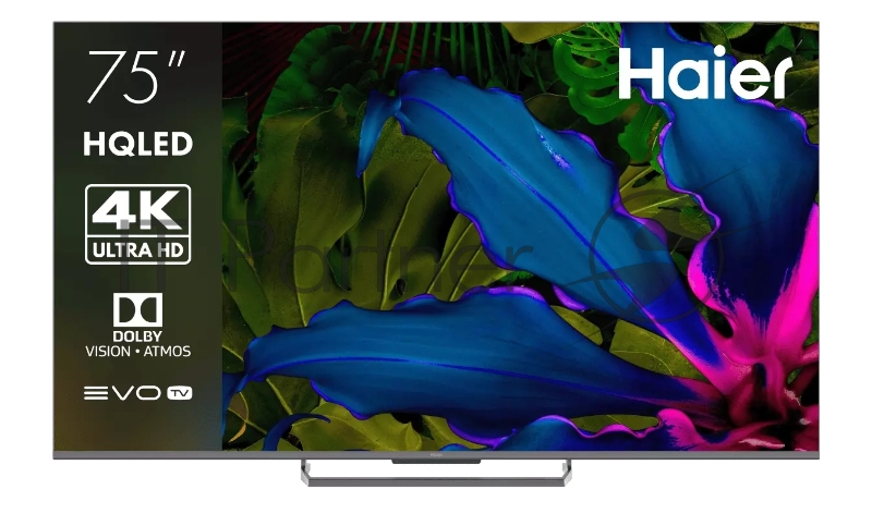 Телевизор QLED Haier 75 Smart TV S6 Frameless серый 4K Ultra HD 144Hz MEMC DVB-T DVB-T2 DVB-C DVB-S DVB-S2 USB WiFi Smart TV
