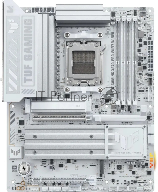 Материнская плата Asus TUF GAMING X870-PRO WIFI7 W NEO Socket AM5 AMD X870 4xDDR5 ATX AC`97 8ch(7.1) 5Gigabit RAID+HDMI