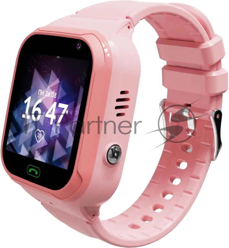 Смарт-часы AIMOTO Omega 4G с видеозвонком розовый 9250102