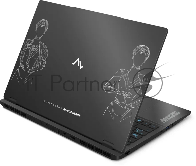 Ноутбук Maibenben X16B-R98956 Ryzen 9 8940HX 16Gb SSD1Tb NVIDIA GeForce RTX 5060 8Gb 16 IPS QHD+ (2560x1600) Windows 11 Home black WiFi BT Cam 5200mAh (X16B-R98956GQSHBRE3)