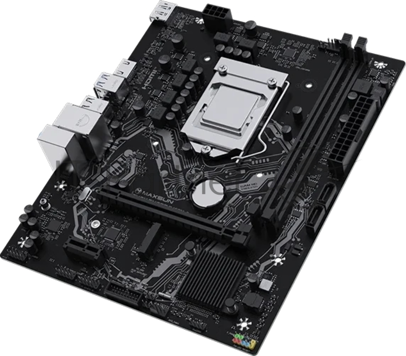 Материнская плата Maxsun MS-Challenger B460M-D (Socket 1200, mATX, 2*DDR4(64Gb), DP/HDMI, 2*SATA3, 1*M.2, 1xPCI-E x16 /1xPCI-E x, 4*USB 2.0, 2*USB 3.2 Gen1 , LAN 1*1G, RTL)