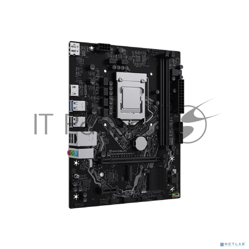Материнская плата Maxsun MS-Challenger B460M-D (Socket 1200, mATX, 2*DDR4(64Gb), DP/HDMI, 2*SATA3, 1*M.2, 1xPCI-E x16 /1xPCI-E x, 4*USB 2.0, 2*USB 3.2 Gen1 , LAN 1*1G, RTL)