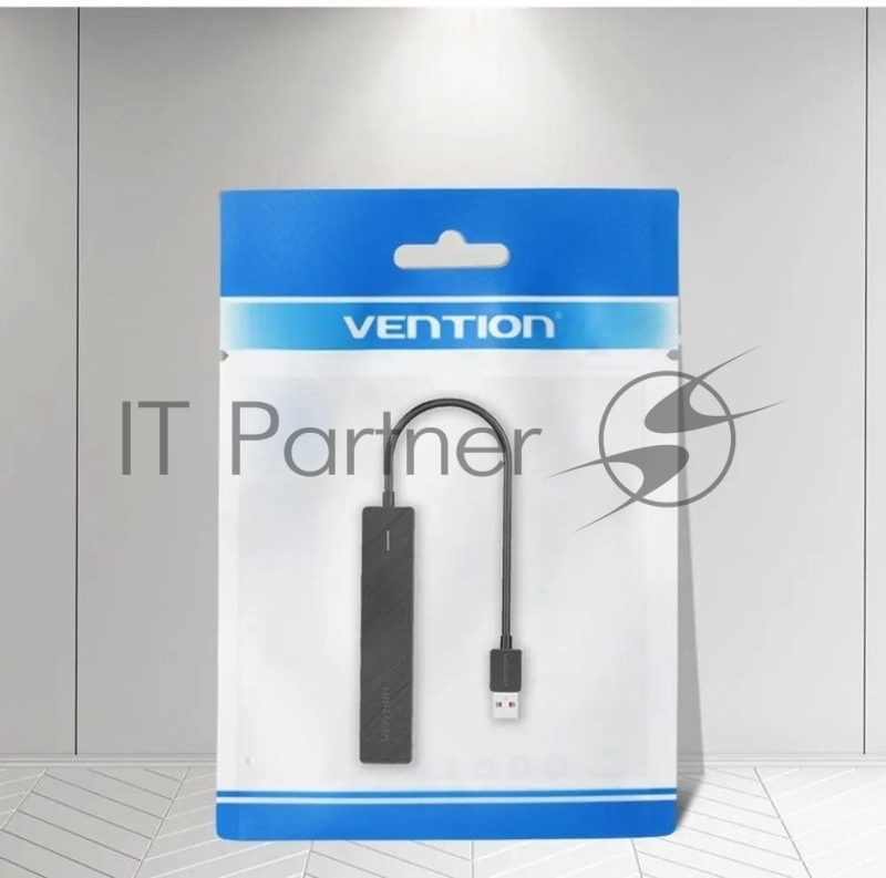 Концентратор Vention USB 3.2 Gen 2 на 4 порта Черный - 0.15м.