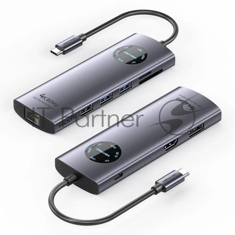 Мультифункциональный хаб Vention USB-C 9 в 1
