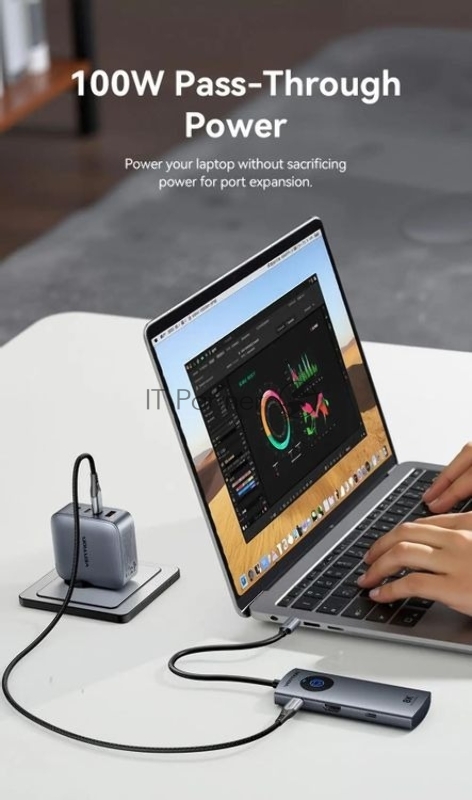 Мультифункциональный хаб Vention USB-C 5 в 1 HDMI 8K