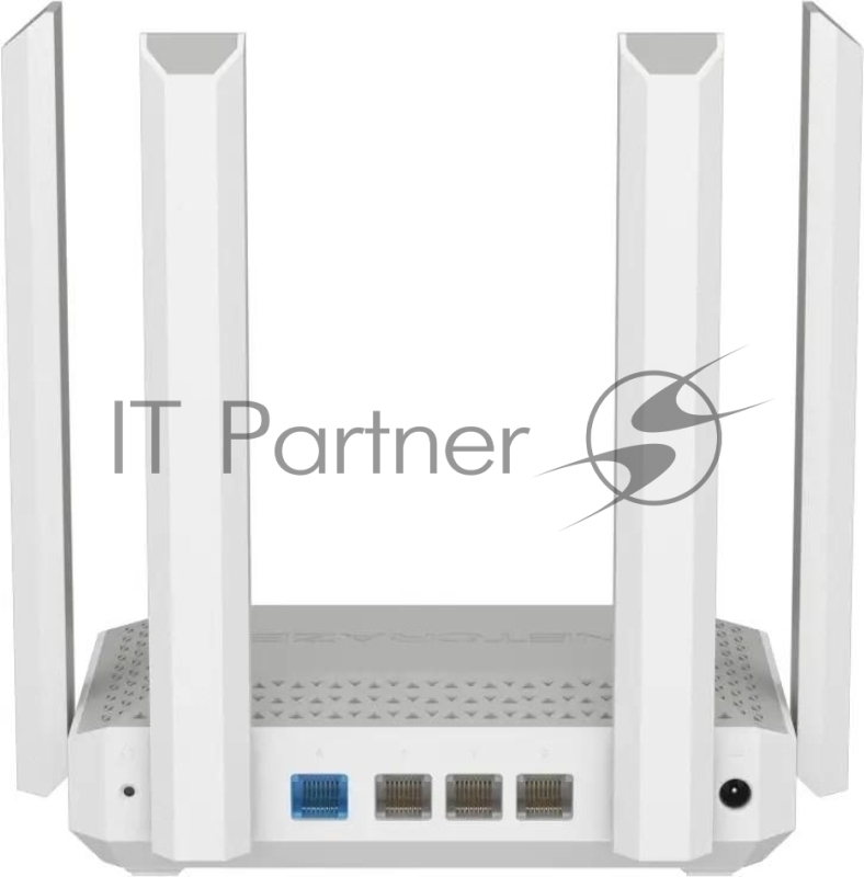 Роутер беспроводной Keenetic Netcraze Sprinter (NС-3711) AX3000 10/100/1000BASE-TX белый