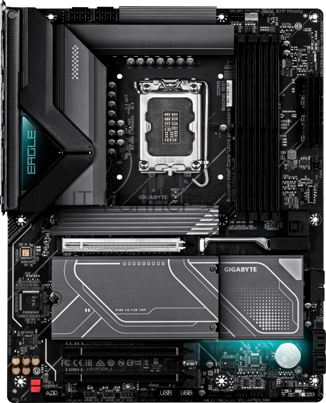 Материнская плата Gigabyte Z890 EAGLE PLUS Z890, LGA1851, 4xDDR5, 3*PCI-Ex16,4*M.2,1*Type-C 2*USB3.2Gen2, 5*USB3.2Gen1, 8*USB2.0, 4*SATA3.0, 2.5G, 1*Type-C(DP), DP, ATX, RTL