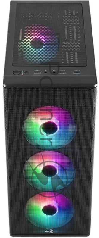 Корпус ATX Aerocool / Formula Designer-G-BK-v2 4711099476770 черный, без БП, USB 3.0, 2*USB 2.0, HD Audio