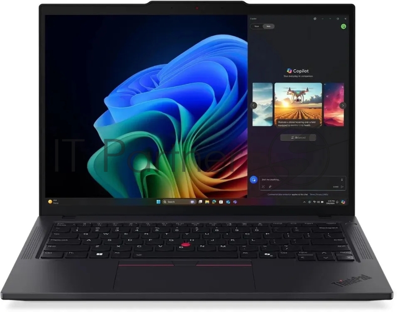 Ноутбук Lenovo ThinkPad T14 G6 Core Ultra 7 258V 32Gb SSD512Gb Intel Arc 140V 14 IPS WUXGA (1920x1200) Windows 11 Pro black WiFi BT Cam (21QG0059GP)