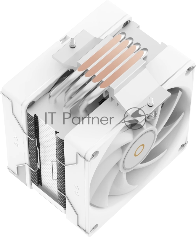 Кулер для процессора Ocypus Delta A40 SE WH Dual Fan ARGB, 2x120mm ARGB FAN, Top ARGB Panel, 4 HEAT PIPES, 4-PIN PWM, 800-1800 RPM, 31DBA, HYDRO BEARING, LGA115X/1200/1700/18XX, AM4/AM5