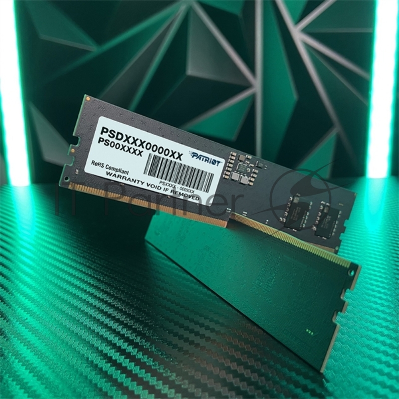 Оперативная память Patriot Signature, DDR5, 8GB (1x8 GB), 4800 MHz, CL40, DIMM