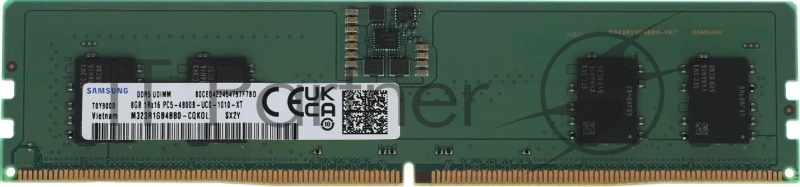 Оперативная память Samsung DDR5 DIMM 8GB UNB 4800 1Rx16, 1.1V