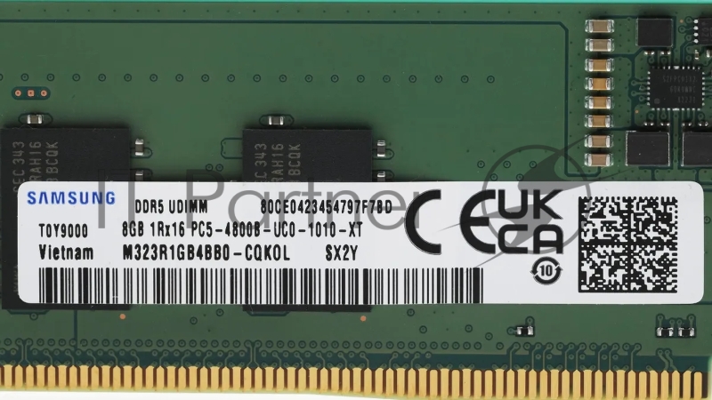 Оперативная память Samsung DDR5 DIMM 8GB UNB 4800 1Rx16, 1.1V