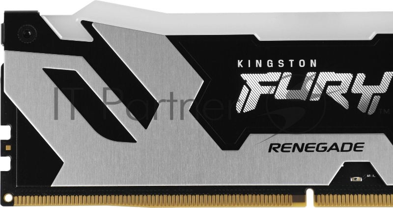 Оперативная память Kingston Fury Renegade, DDR5, 32Gb (2x16GB), 7200MHz, CL38, DIMM, с радиатором, RGB, серебристый/черный