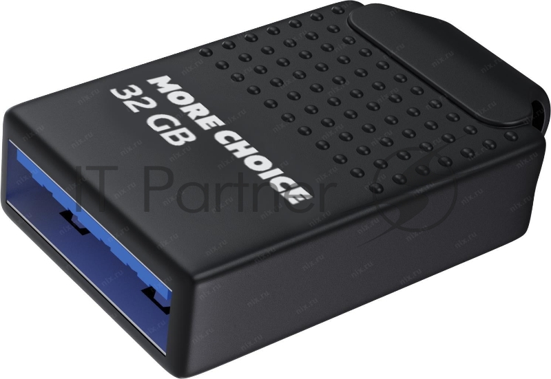 Флешка USB More Choice MF32-2 black (4610196404917), 32Gb, USB 2.0, R/W 50/20, черный