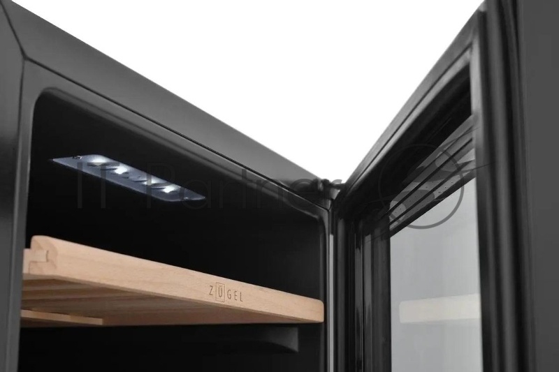 Винный шкаф ZÜGEL ZCWF521DB, черный