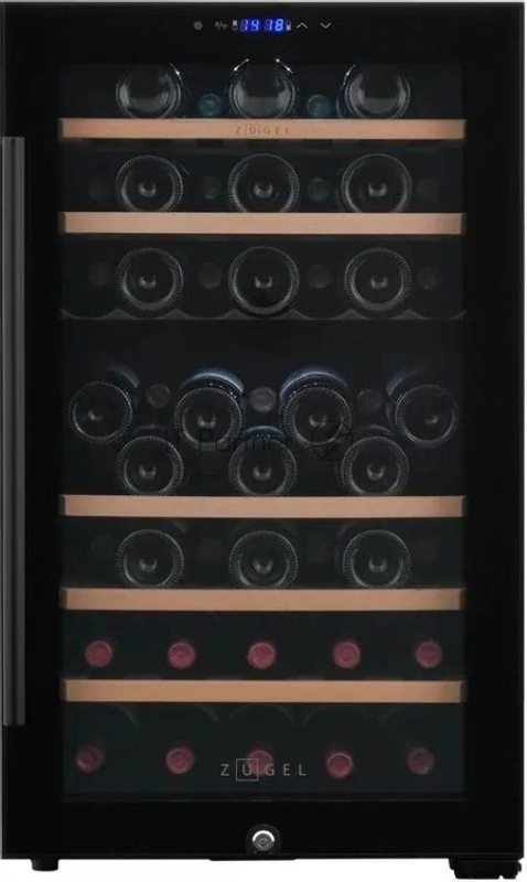Винный шкаф ZÜGEL ZCWF521DB, черный