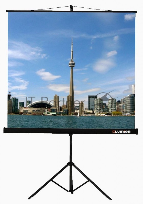 Экран на треноге Lumien 180x180 см Eco View LEV-100102 1:1 напольный рулонный