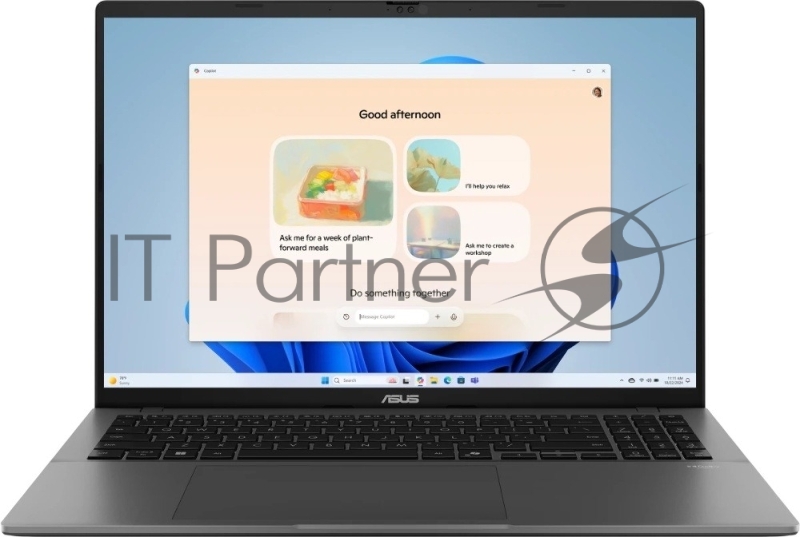 Ноутбук ASUS VivoBook S16 OLED S3607CA-SH137 Intel Core Ultra 7 255H 4400MHz/16/1920x1200/32GB/1024 SSD/Intel Arc/Wi-Fi/Bluetooth/Windows 11 Pro (90NB16I2-M00A70_32Win11P) Grey