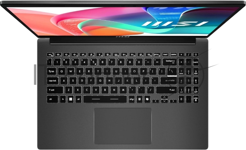 Ноутбук MSI Modern 15 F1MG-1099RU Core 7 150U 16Gb SSD512Gb Intel Graphics 15.6 IPS FHD (1920x1080) Windows 11 Pro grey WiFi BT Cam (9S7-15S111-1099)
