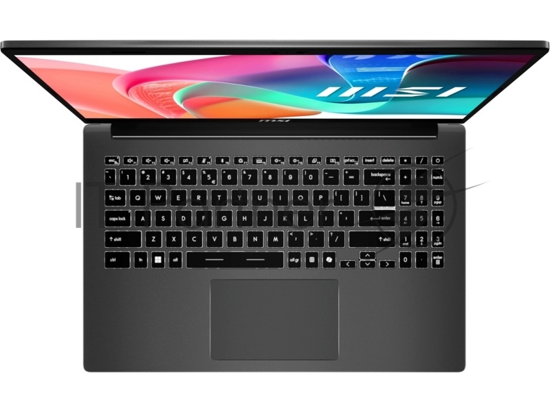 Ноутбук MSI Modern 15 F1MG-1200RU Core 5 120U 16Gb SSD512Gb Intel Graphics 15.6 IPS FHD (1920x1080) Windows 11 Pro grey WiFi BT Cam (9S7-15S111-1200)